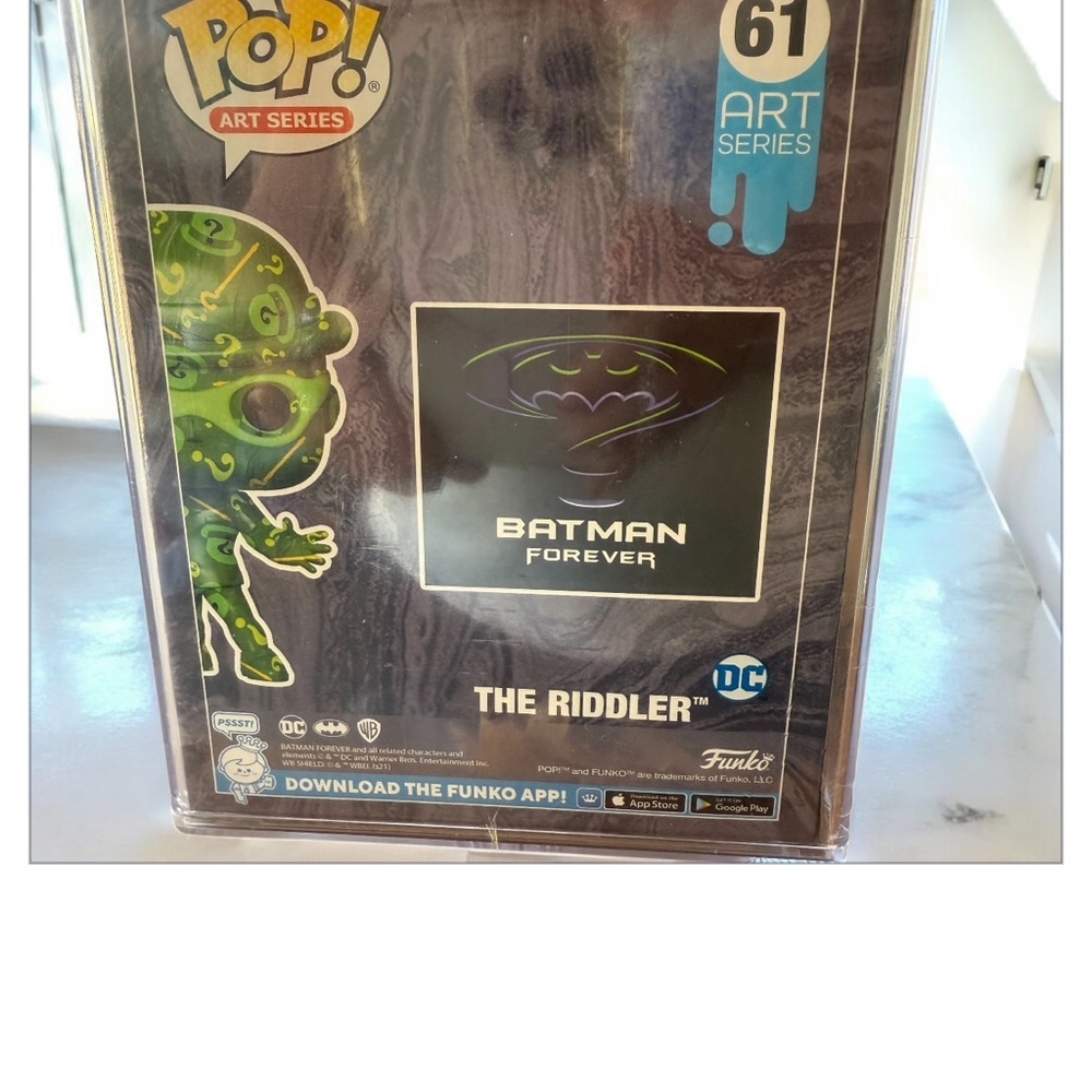 Funko Pop! #61 The Riddler from Batman  Forever Collection​ - Picture 5 of 6